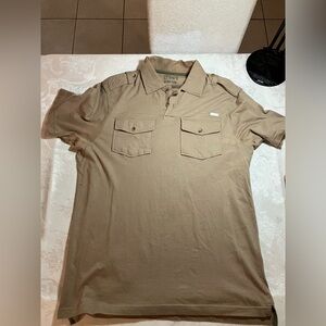 Zoo York Men's Tan Polo Shirt